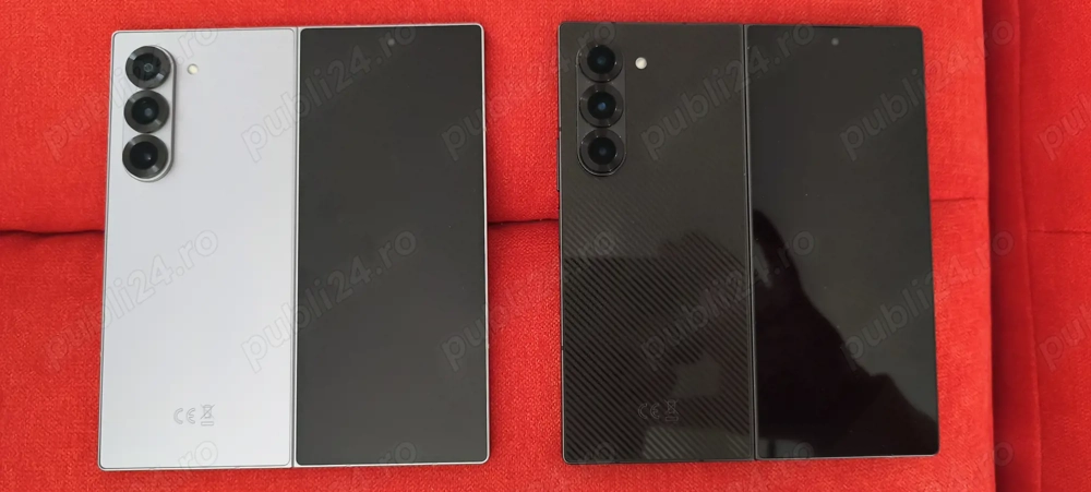 Samsung Z Fold 6 Crafted Black și Silver Shadow