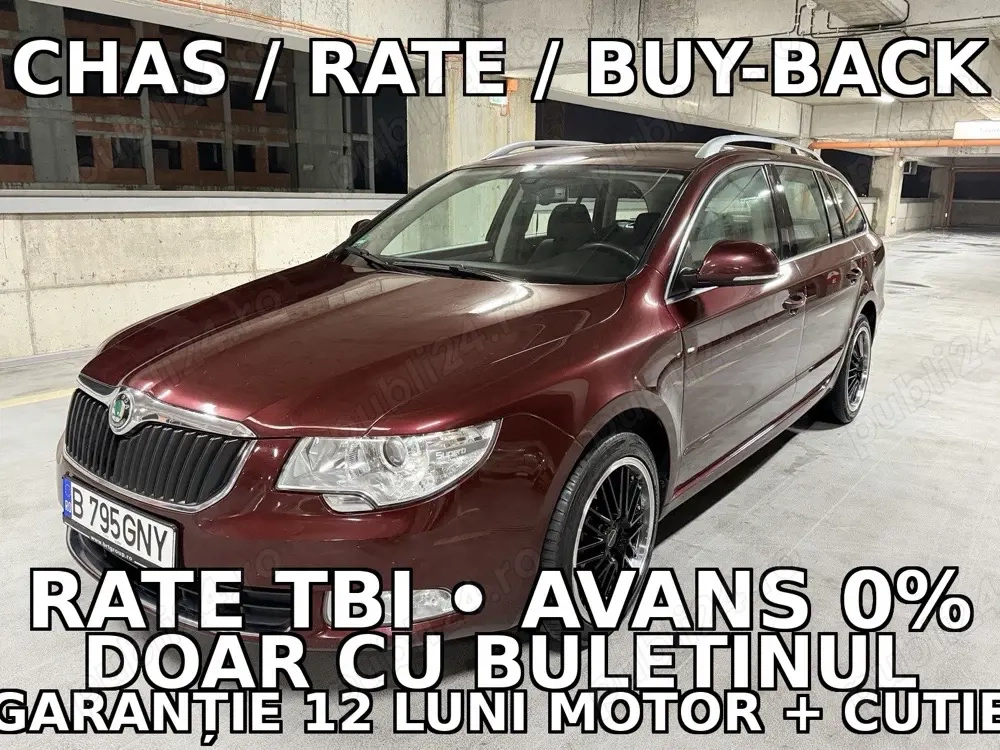 Skoda Superb Combi 1.4 TSI 125 CP 2010 EURO 5 Benzină   Limuzină de familie, confort și spațiu premi