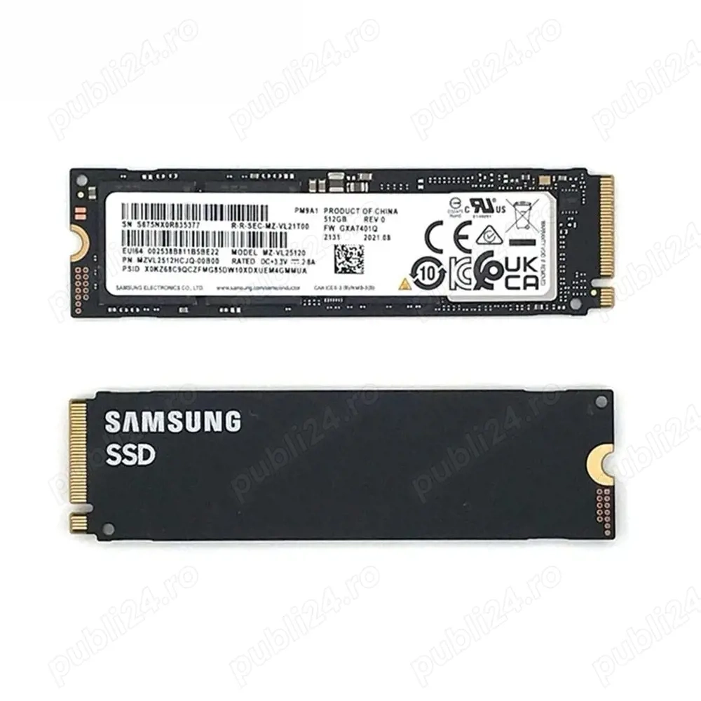 SSD Samsung 1TB PM9A1 gen 4 Nvm 1.3