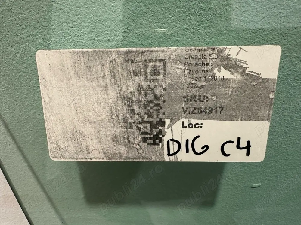 Geam usa dreapta fata Porsche Cayenne 2019