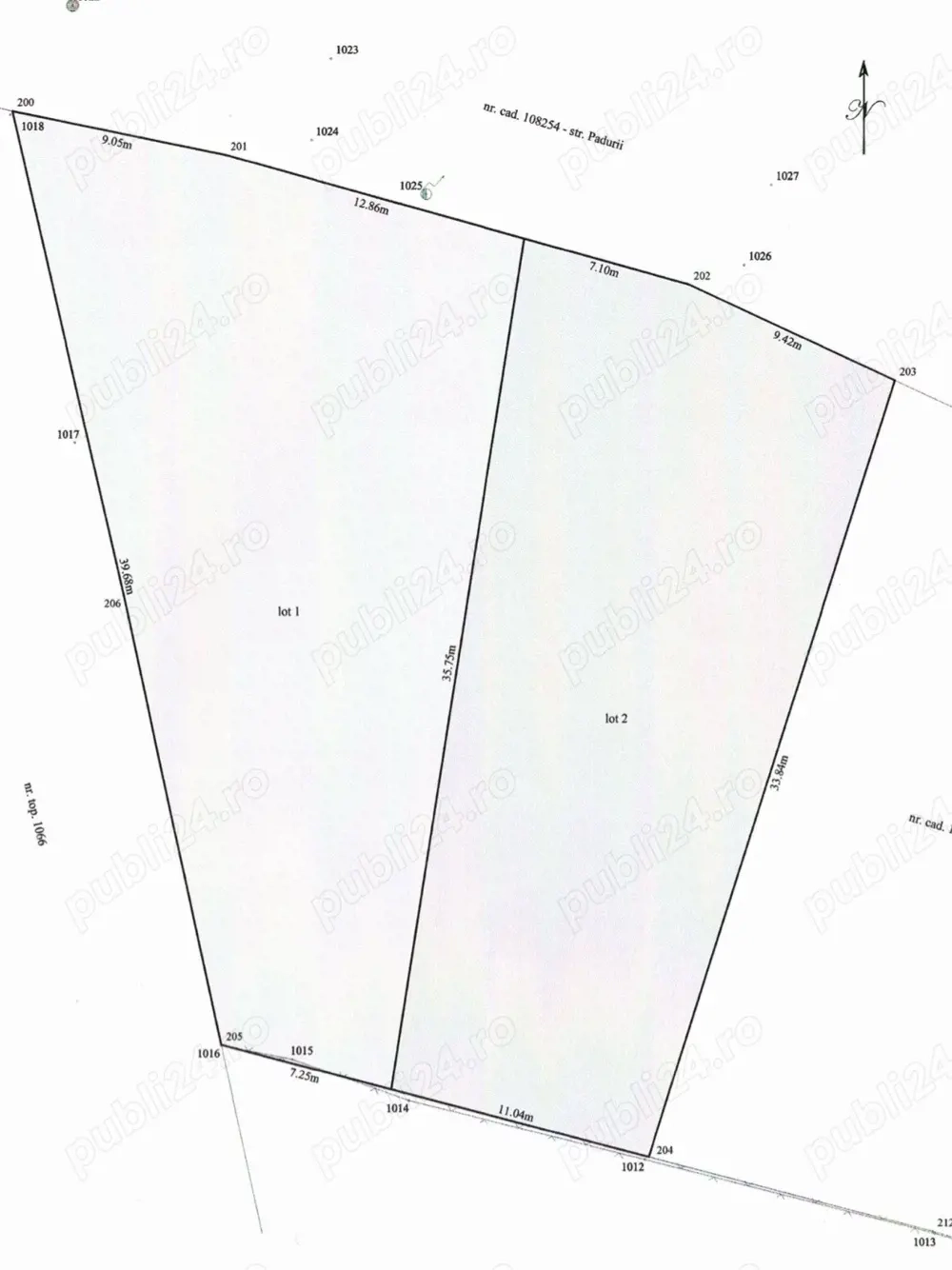 2 loturi teren intravilan la padure Lunca Calnicului, Prejmer, 480 mp si 520 mp, 23.500 euro bucata 