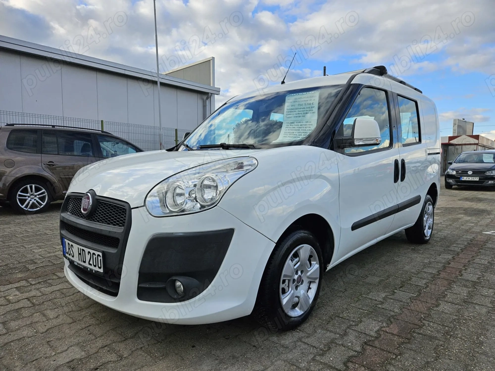 Fiat Doblo 1.6 Diesel 105 cai an 2013 5 locuri Climă Încălzire scaune;
