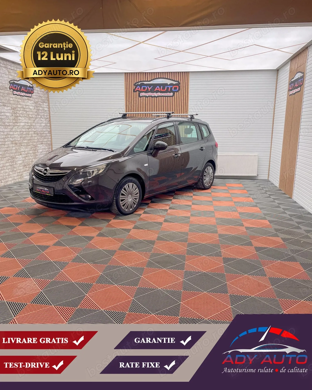 Opel zafira 1.6 Diesel, Euro 6, Livrare gratuita in toata tara, Garantie 12 luni, Buy-back