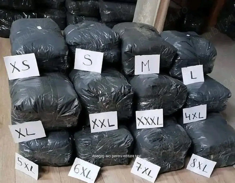 vând haine la sac