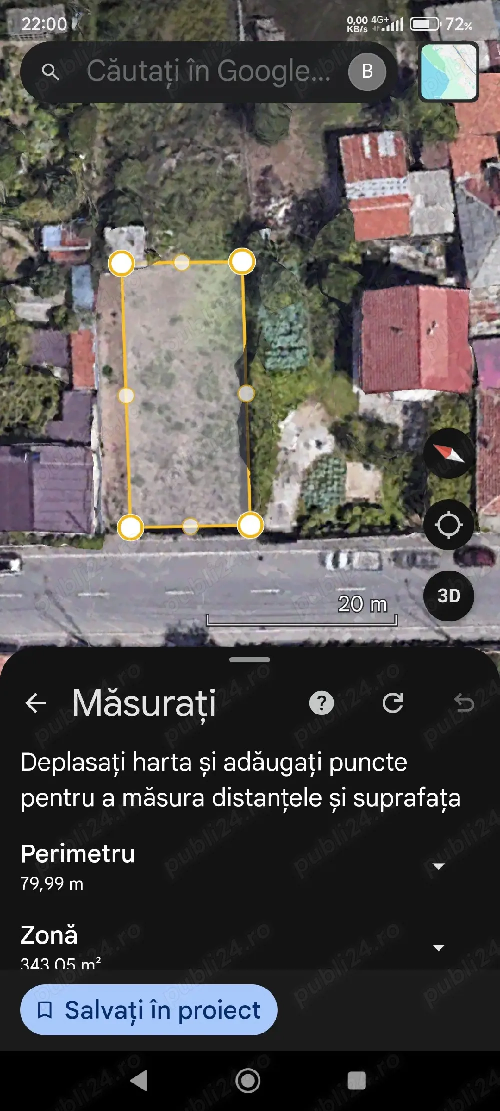 Teren intravilan walter