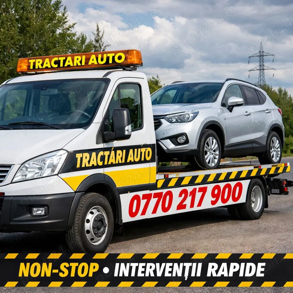 Tractări auto non stop 