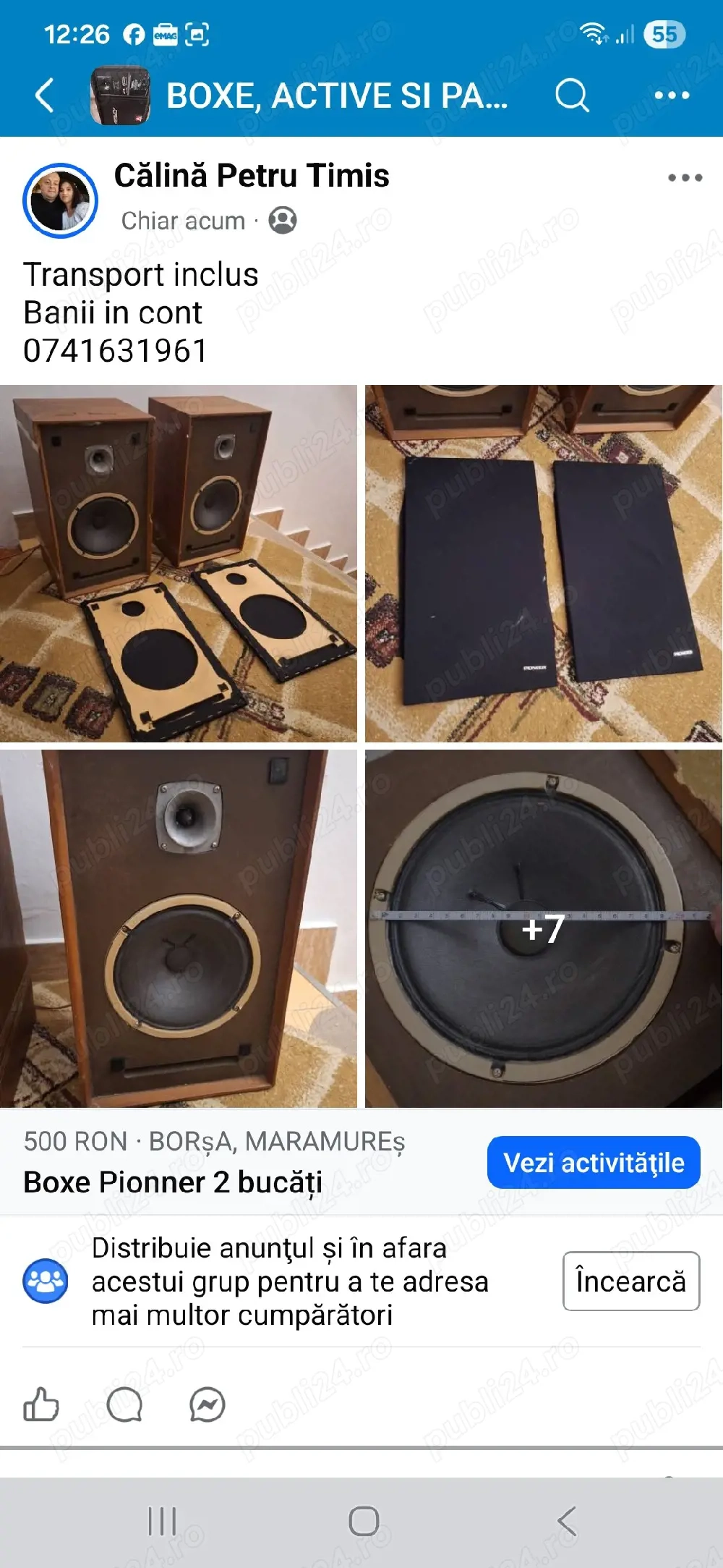 Boxe Vintage Pionner