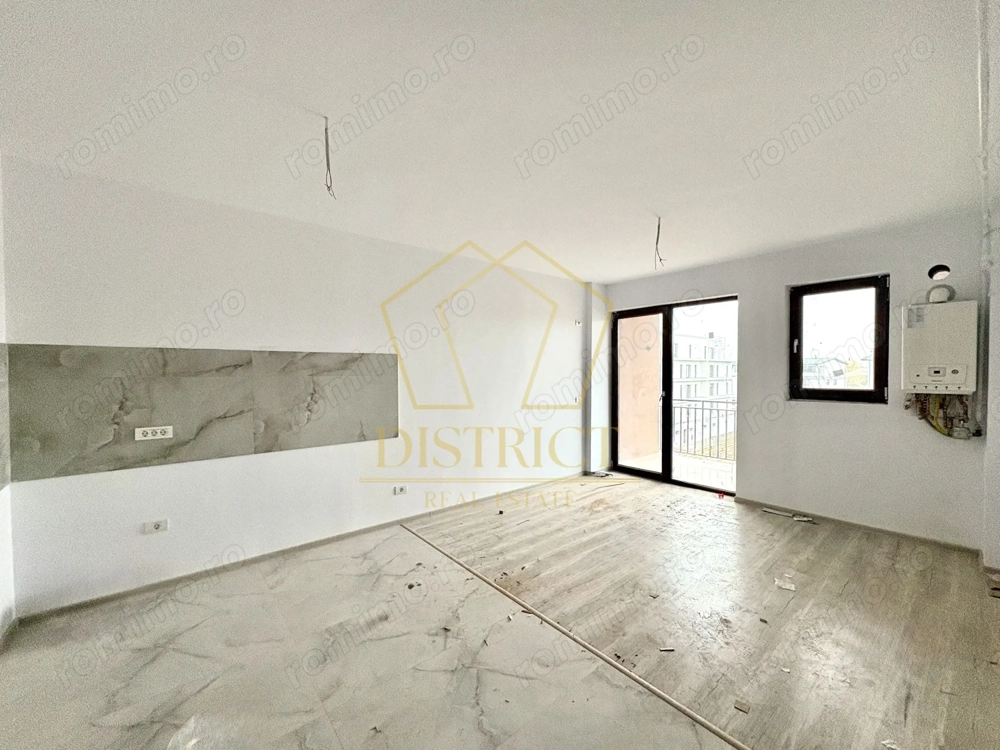 Apartament cu 3 camere si 2 bai + curte de 26mp  | Giroc | ESO