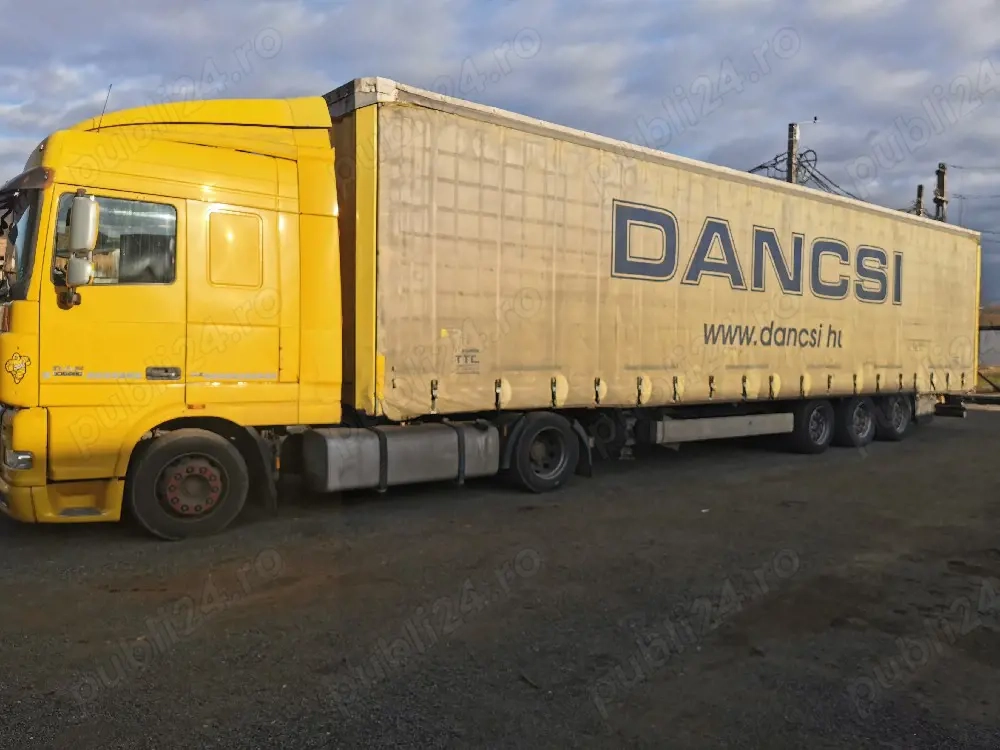 Vând ansamblu cap tractor +semiremarca