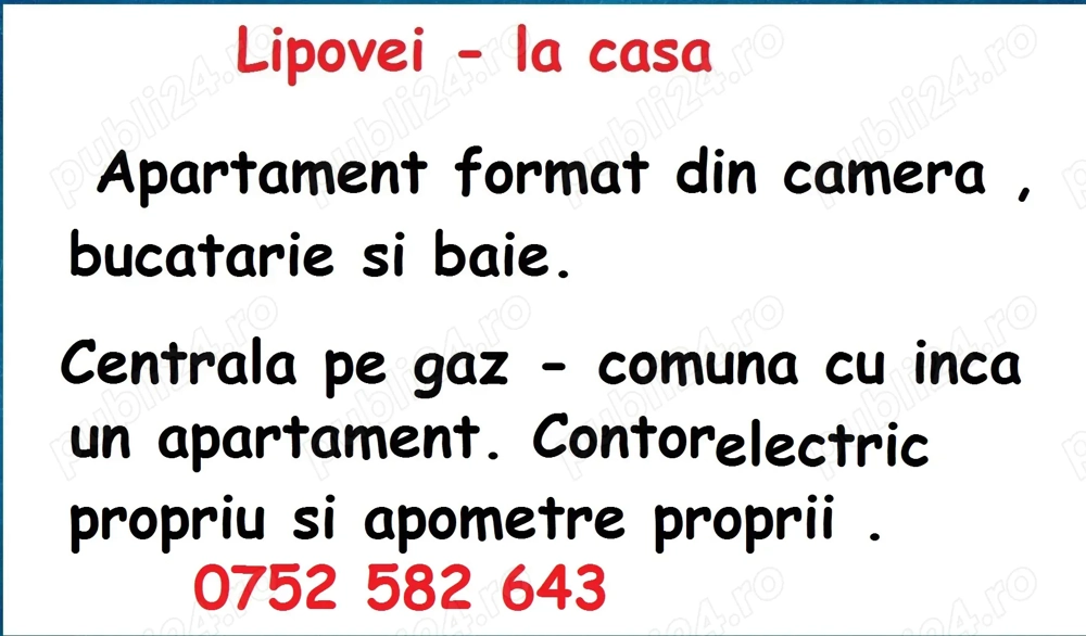 Lipovei - la casa