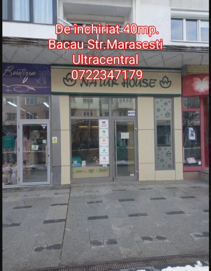 De închiriat spațiu comercial Bacau ultracentral 