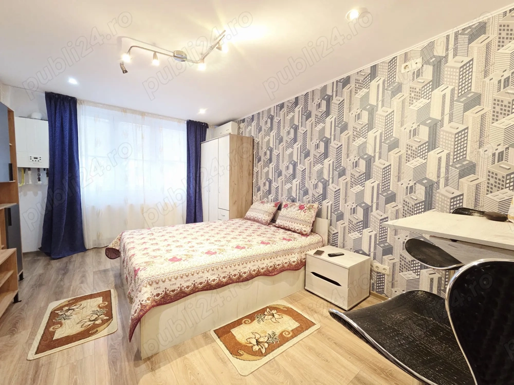 Garsoniera Tiglina 1 etaj 1 mobilata modern