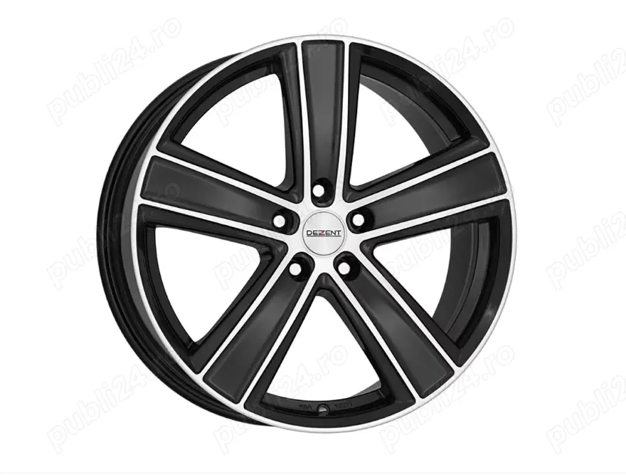 Set jante janta DEZENT TH dark Black polished 7.5/17 5x120 ET35 TTH79BP35