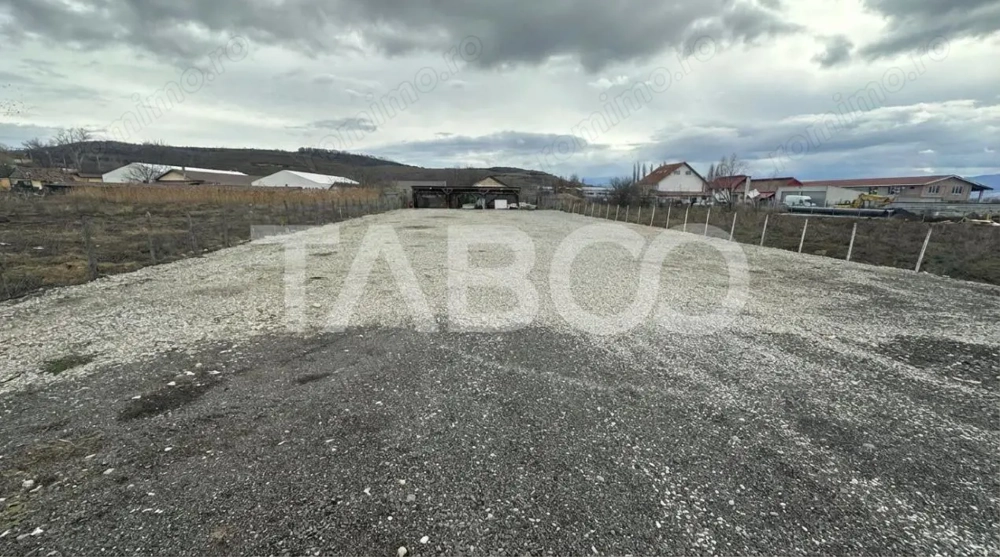Teren de inchiriat 2000mp acces direct din drum asfaltat Viile Sibiulu