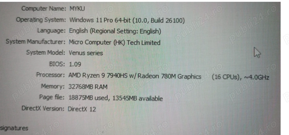 Mini PC minisforum um790pro 