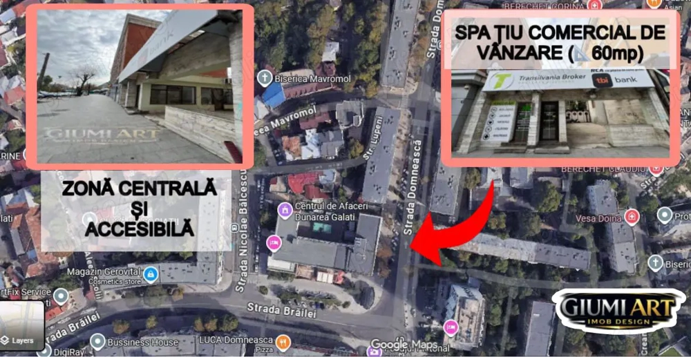 Vand spatiu comercial central