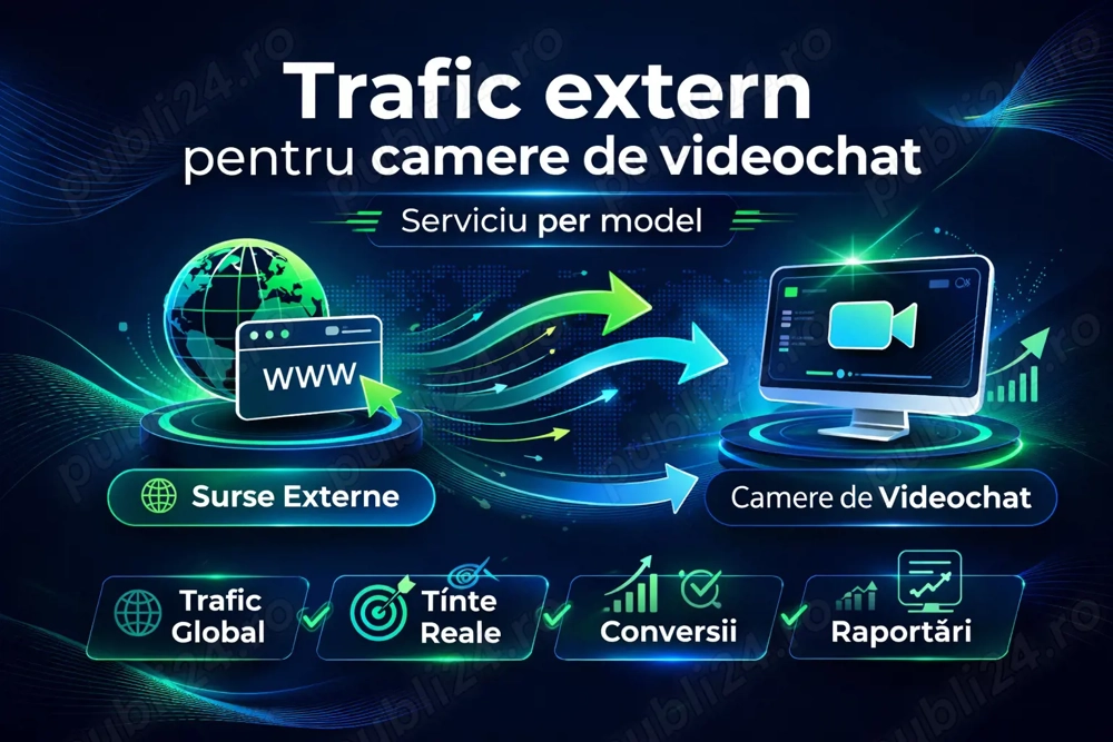 Trafic extern pentru camere de videochat active