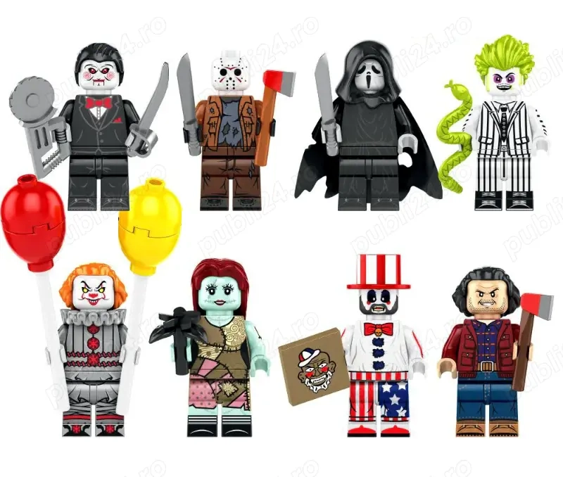 Set 8 Minifigurine tip Lego Horror Movies pack4