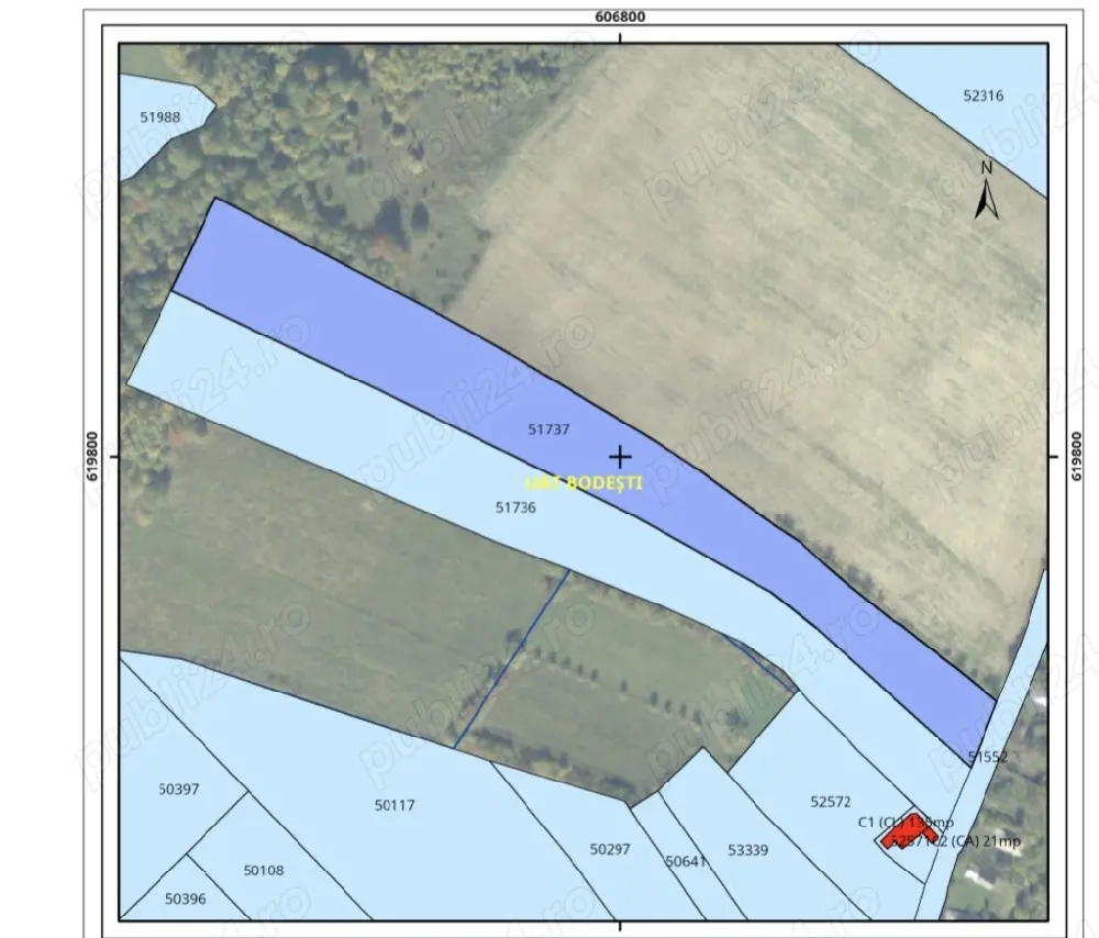 Teren de vanzare 7 euro metru