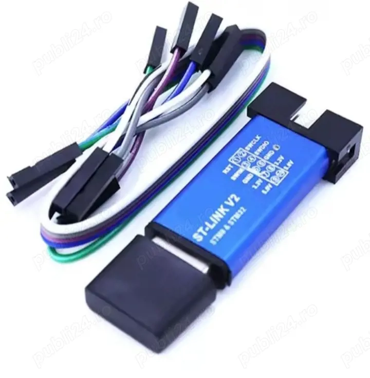 Programator STLINK V2,STM8,STM32,STM32F103RET6,STM32F103C8T6,STM32F401,STM32F411
