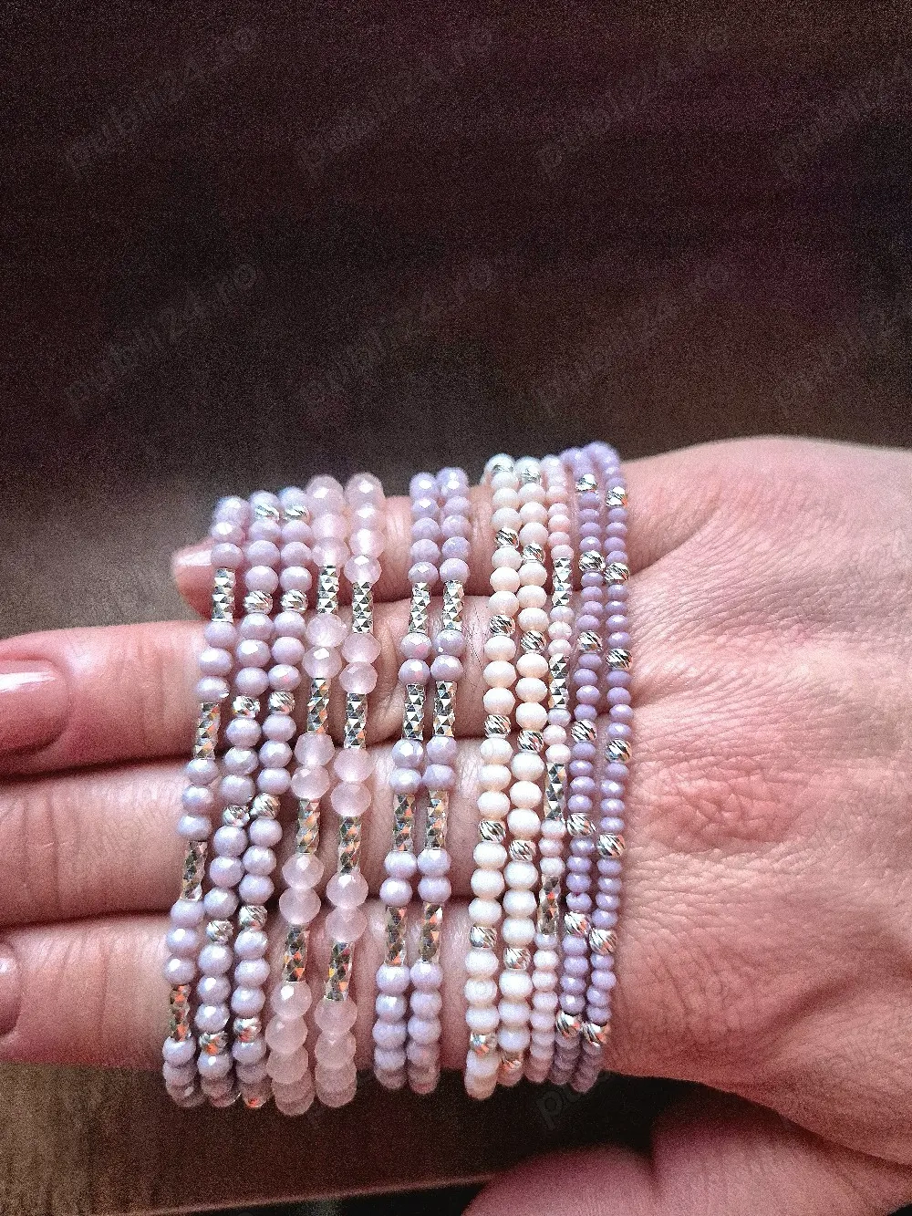 Bratari cu bile argint 925