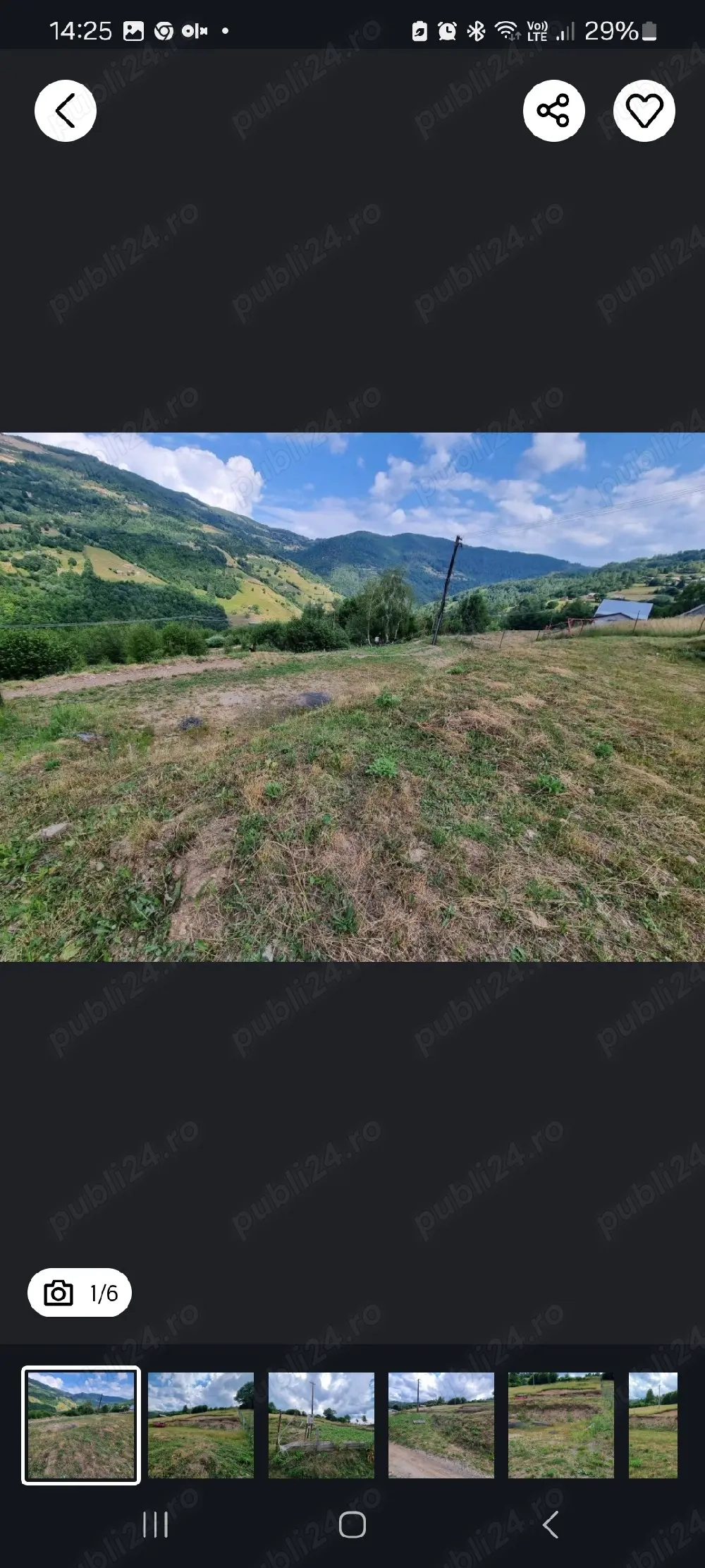 vand teren intravilan Păltinei