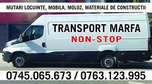 Transport marfa moloz mutări debarasari