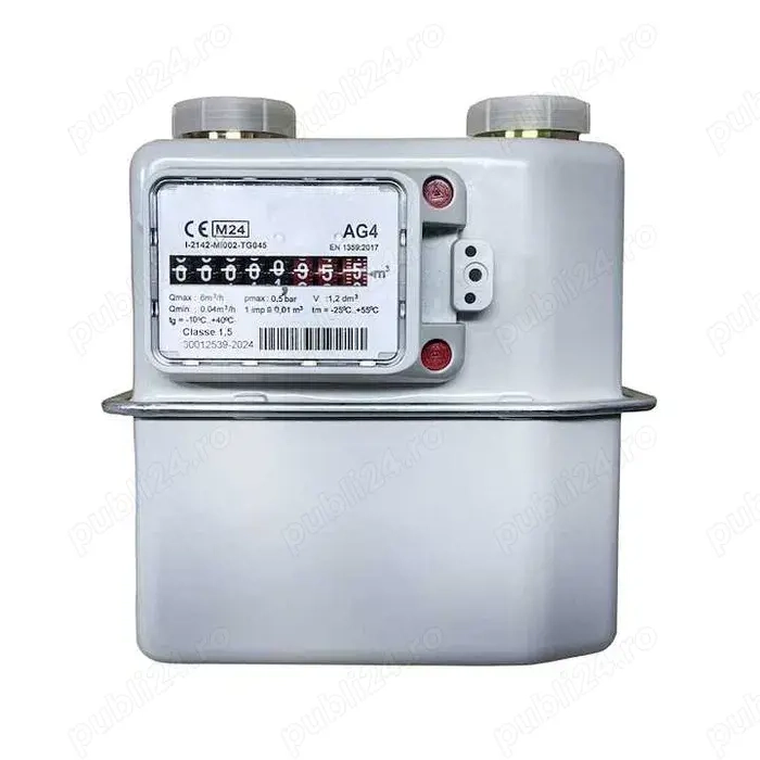 Contor Contoar GAZ pasant G4 6mc 110mm axe filet exterior NOU