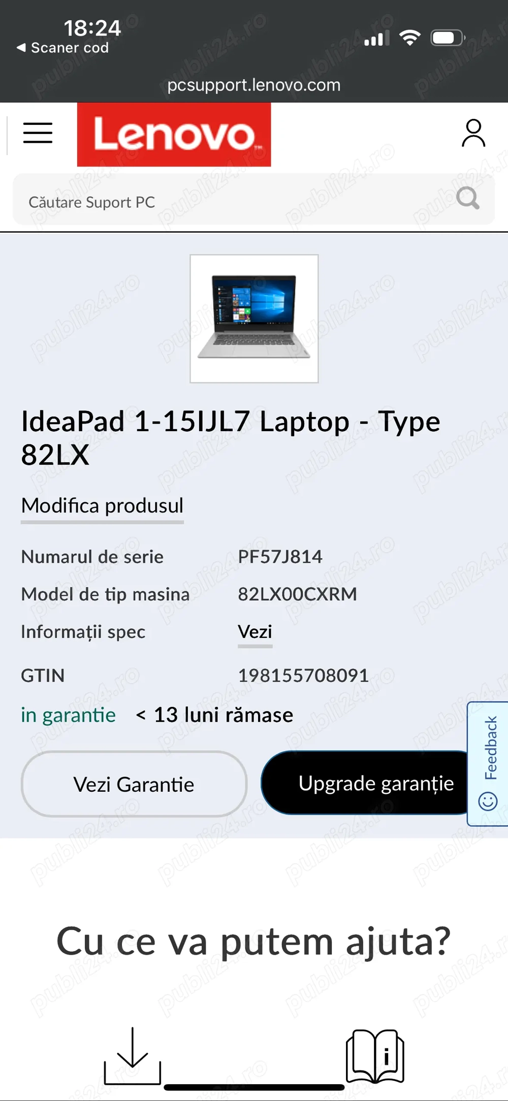 Laptop lenovo stare foarte bună 