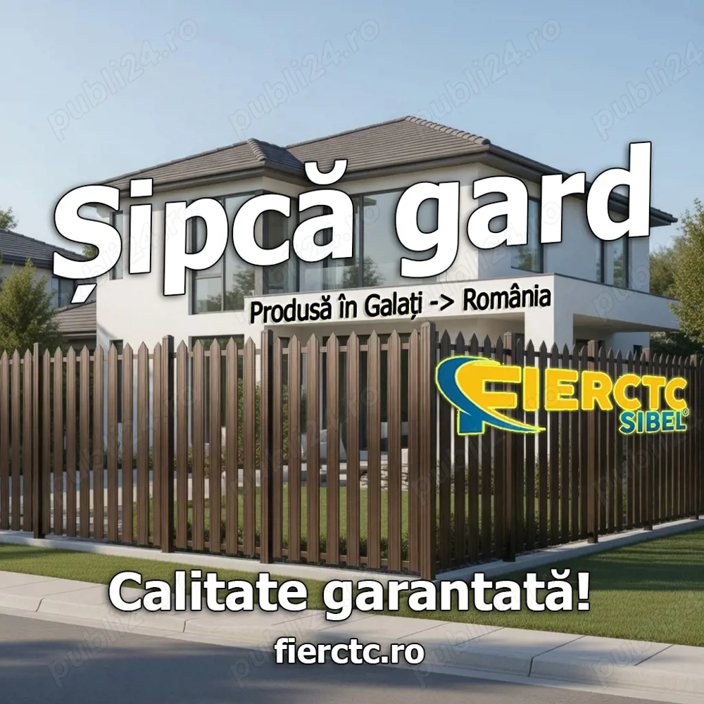 Șipcă metalică pentru gard Fierctc
