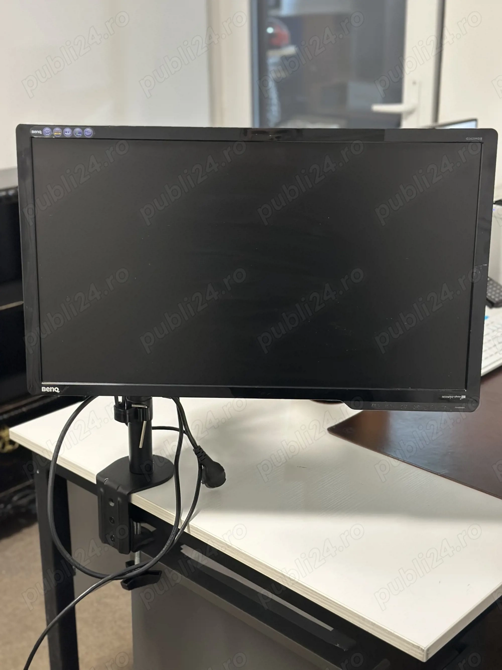 Monitor BENQ ; Suport Reglabil Monitor; Consolă pentru monitor, negru