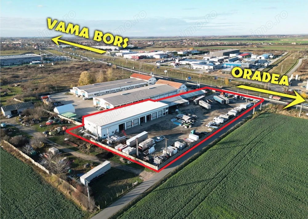 Hala de productie   depozitare   Service   Logistica - Calea Borsului - 2 200 000   - IMOBIHOR