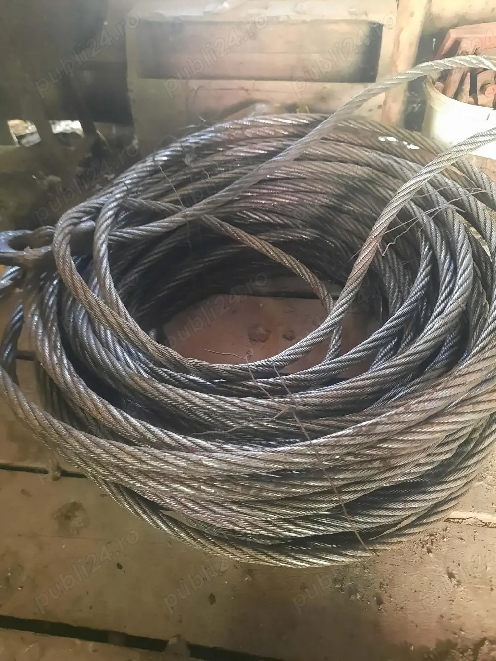  Troliu cu cablu 60 m, Ø16 mm 