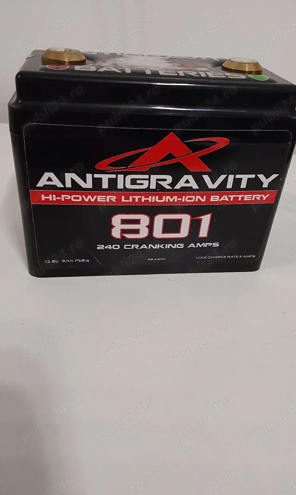  Baterie Antigravity model 801, Hi-Power Lithium-Ion, 12.8V, 9Ah, nouă .