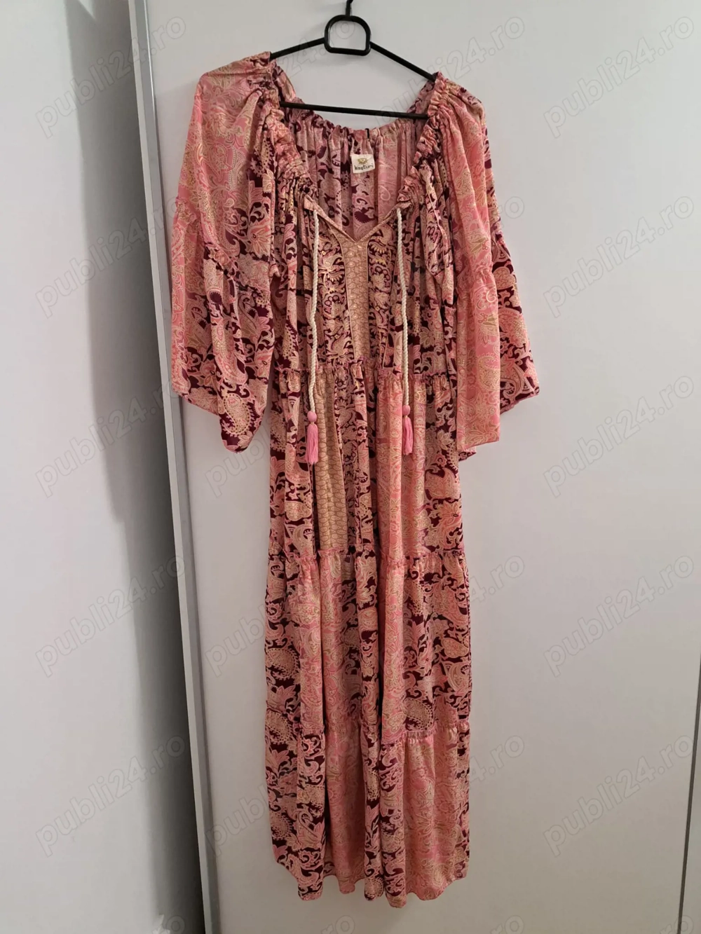 Rochie lunga material indian