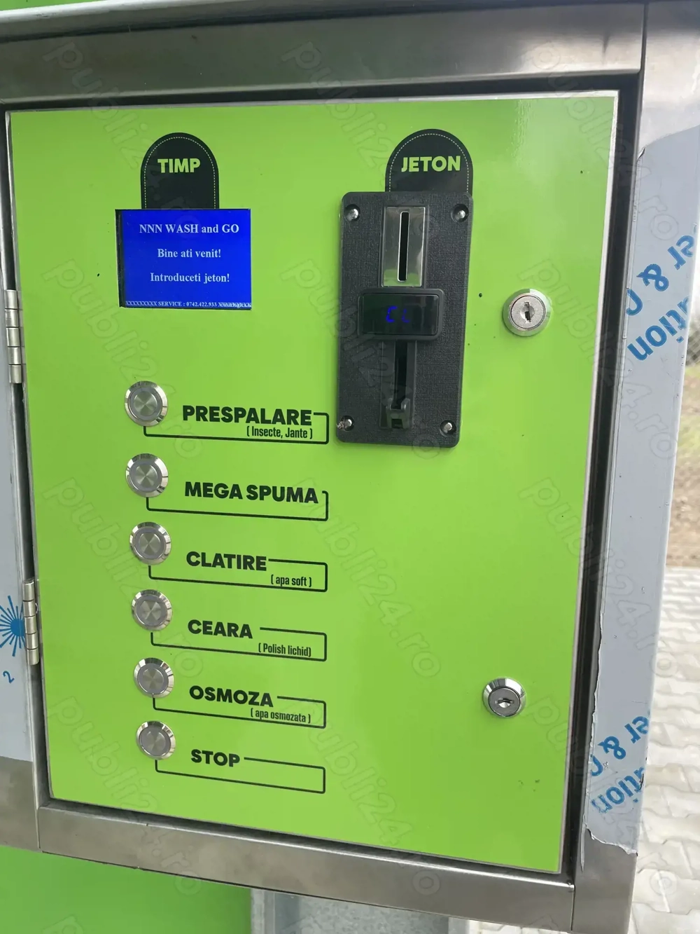 Automatizare spalatorie auto self service