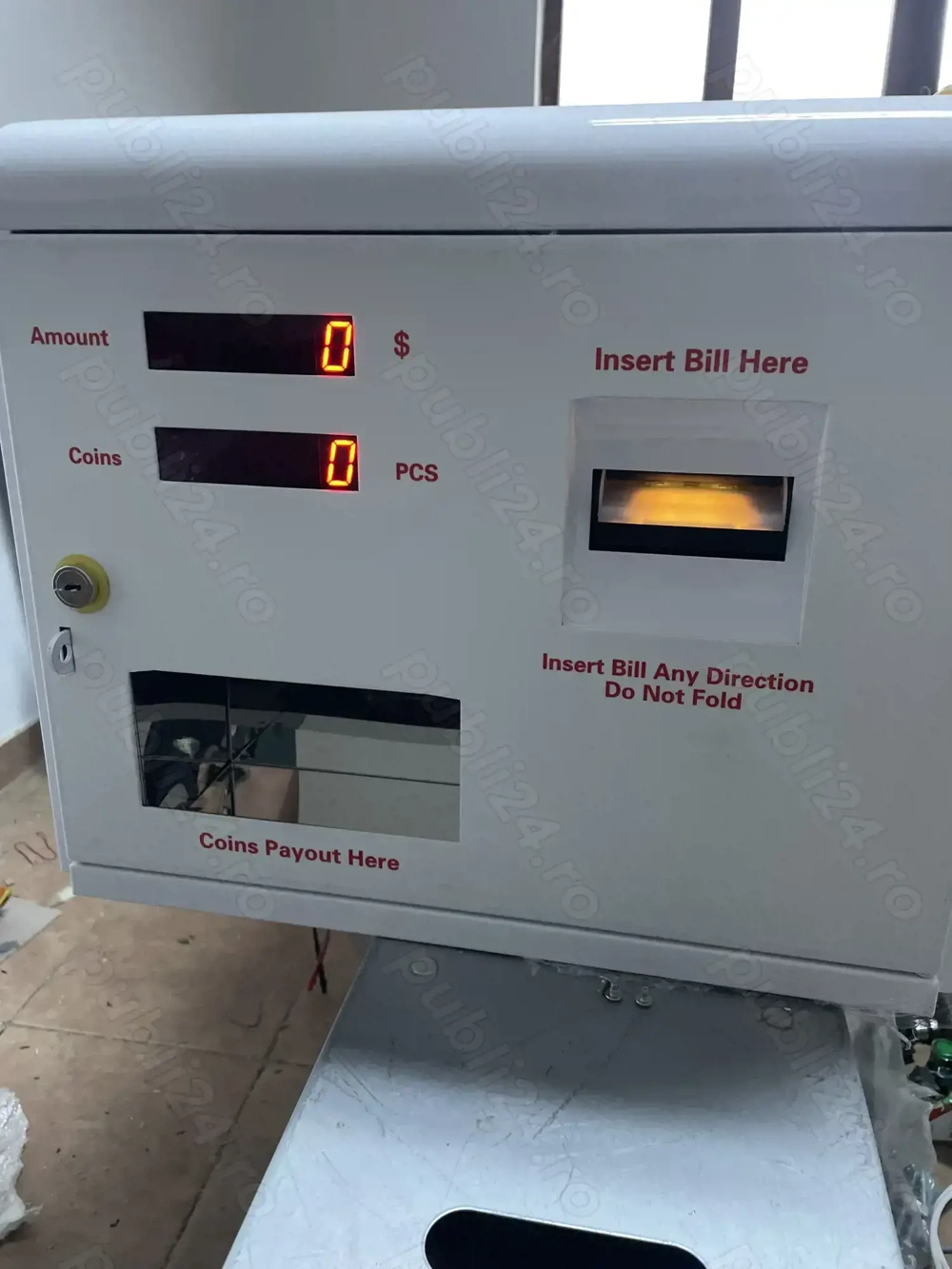 Schimbator jetoane spalatorie auto sau jocuri 