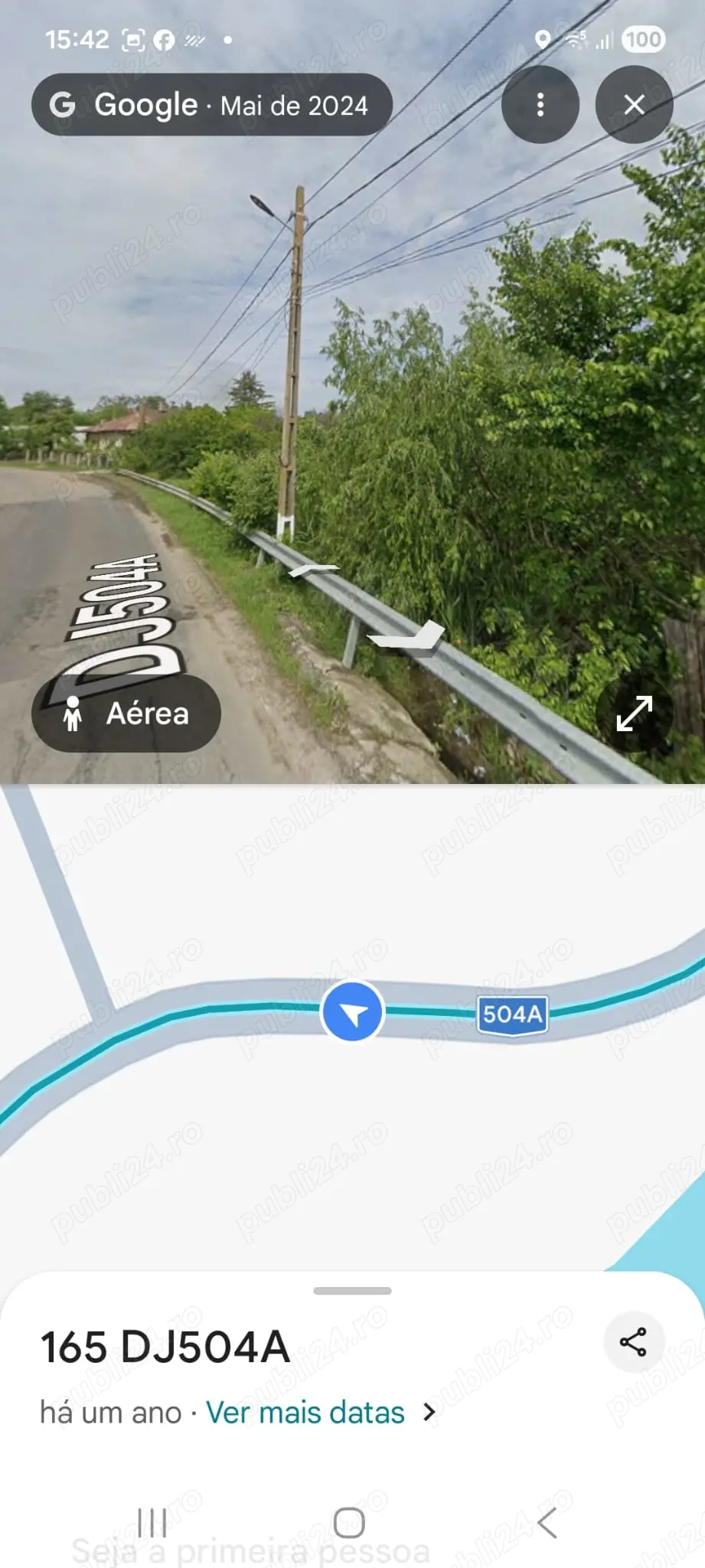 "Teren intravilan Gogoșari, 3.270 mp, deschidere 36,6 m la strada principală".Acces asfaltat. 