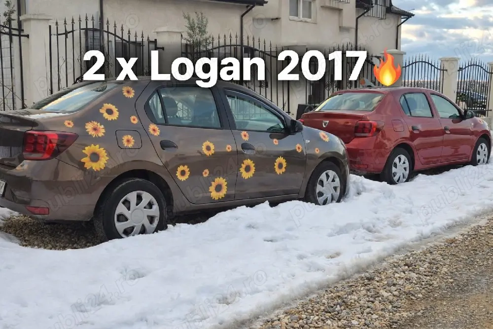 2 Dacia Logan si un Sandero 