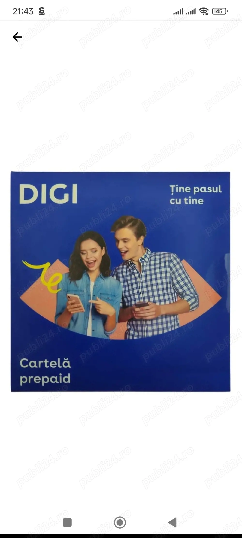 Cartela cu numar DIGI Pitesti