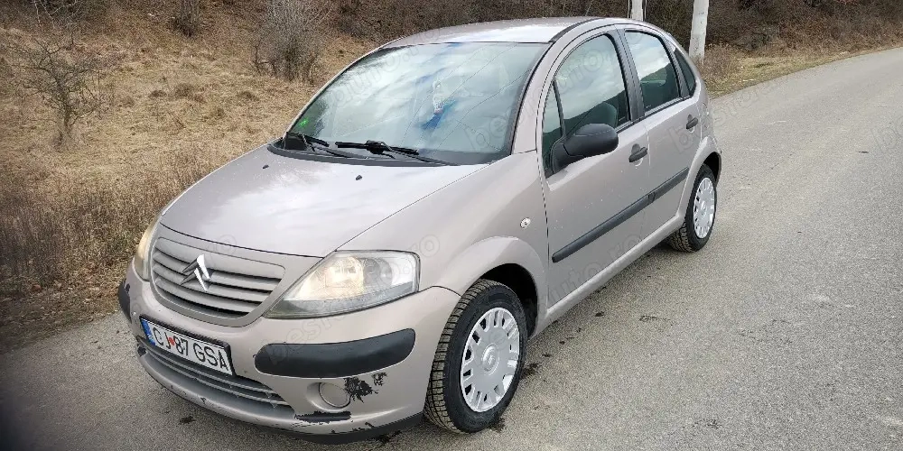 Citroen C3 2005 benzina și gaz cu garanție pe motor și cutie 