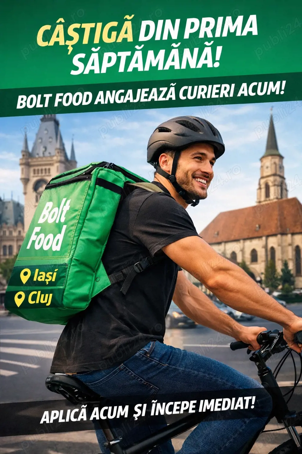 Salarii de Peste 6500 Ron Lună, Te asteptam in echipa Bolt Food! 