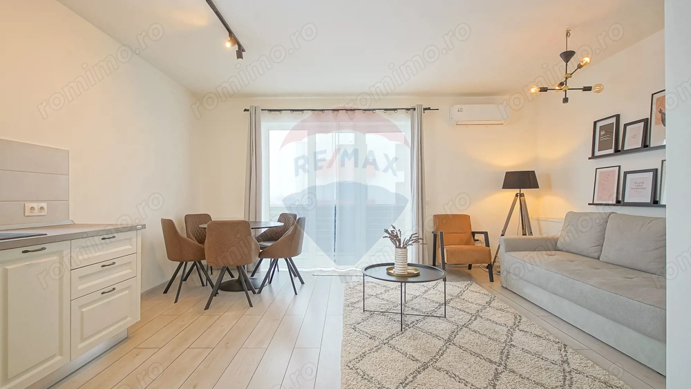 Apartament cochet 2 camere open space|loc de parcare|boxa