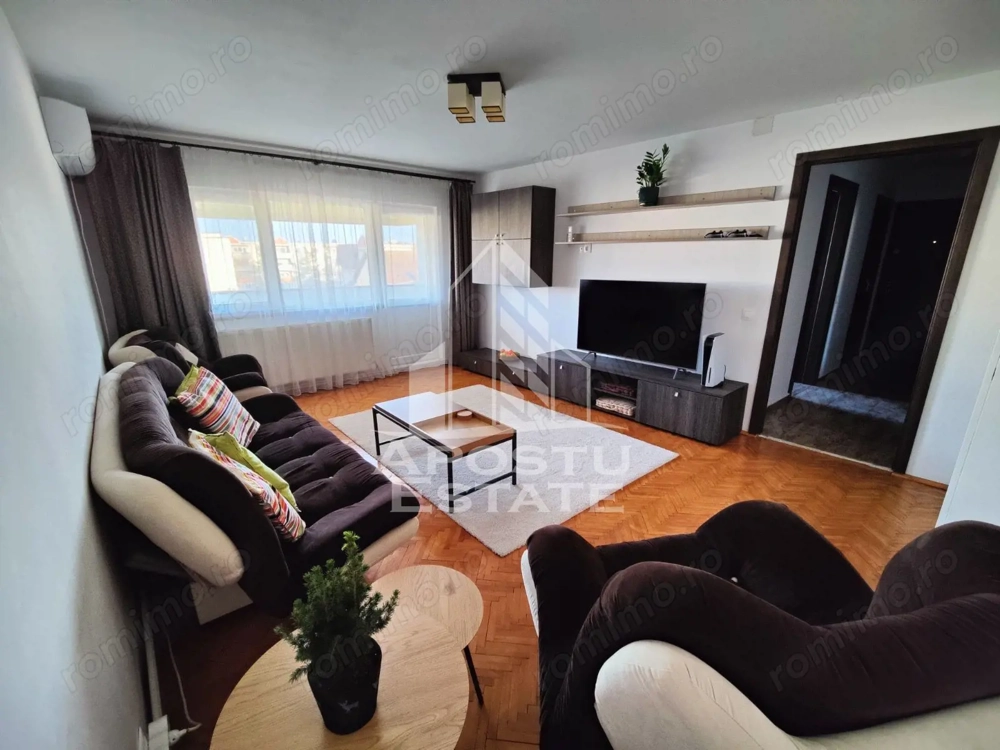 Apartament cu 4 camere, decomandat, 96 mp utili , zona Girocului