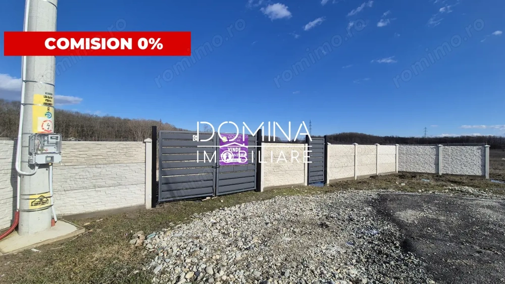 Vânzare teren intravilan împrejmuit - zonă liniștită, Drăguțești