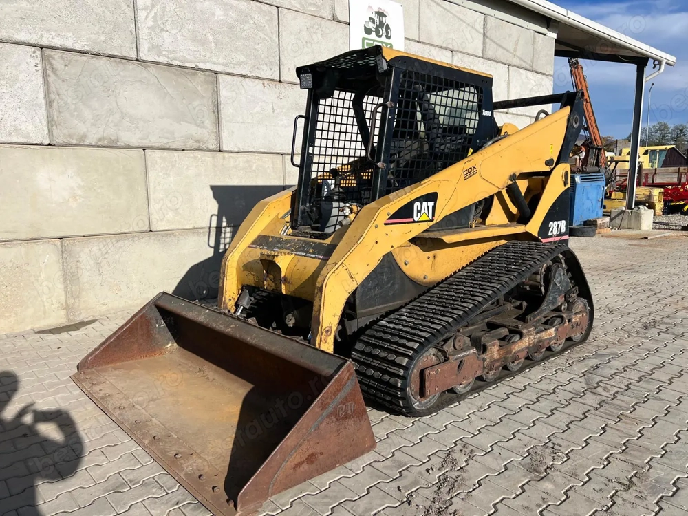 Mini incarcator pe senile Caterpillar 287B   Greutate 4.7 T , 78 Hp + Video