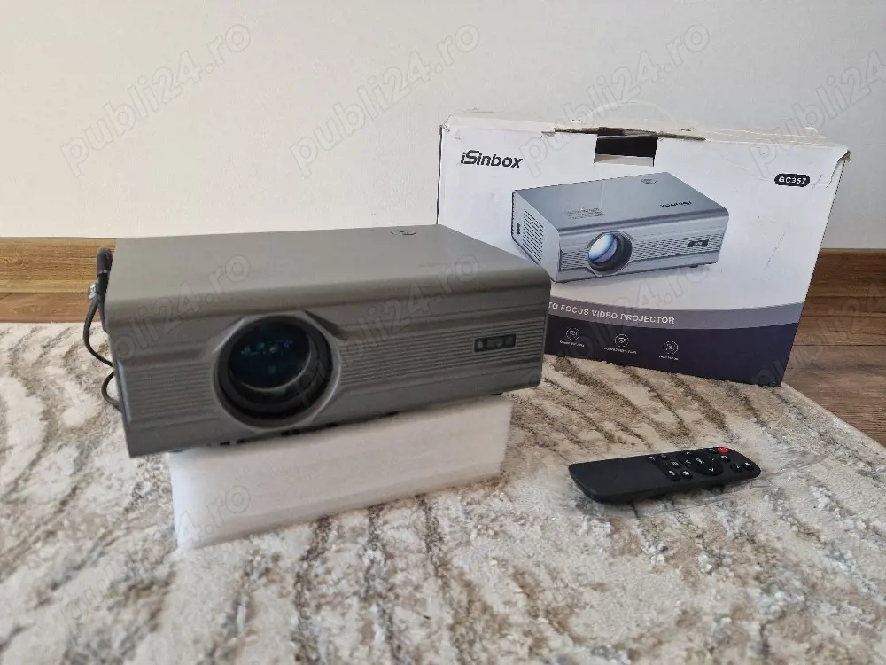 Video Proiector Led Wifi Bluetooth 1920x108p native Autofocus ! usb  hdmi! 