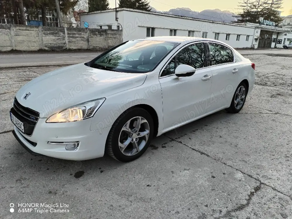 Peugeot 508 bluehdi 2.0 133kw 180 cp alb perlat 