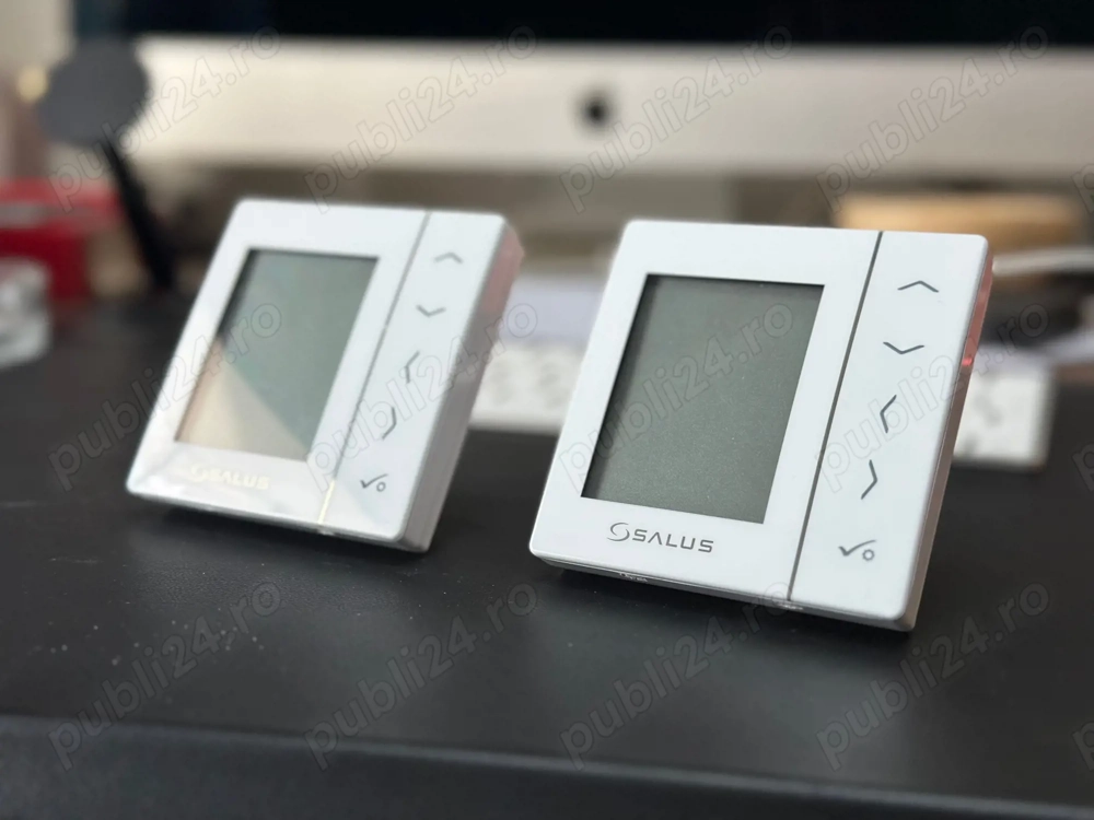 2x Termostate digitale pentru încălzire în pardoseală, wifi, Salus VS10WRF