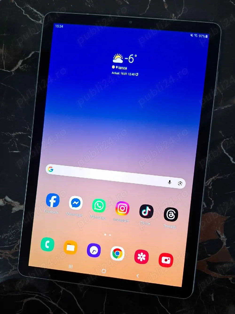 Tabletă Samsung Tab S4 White 